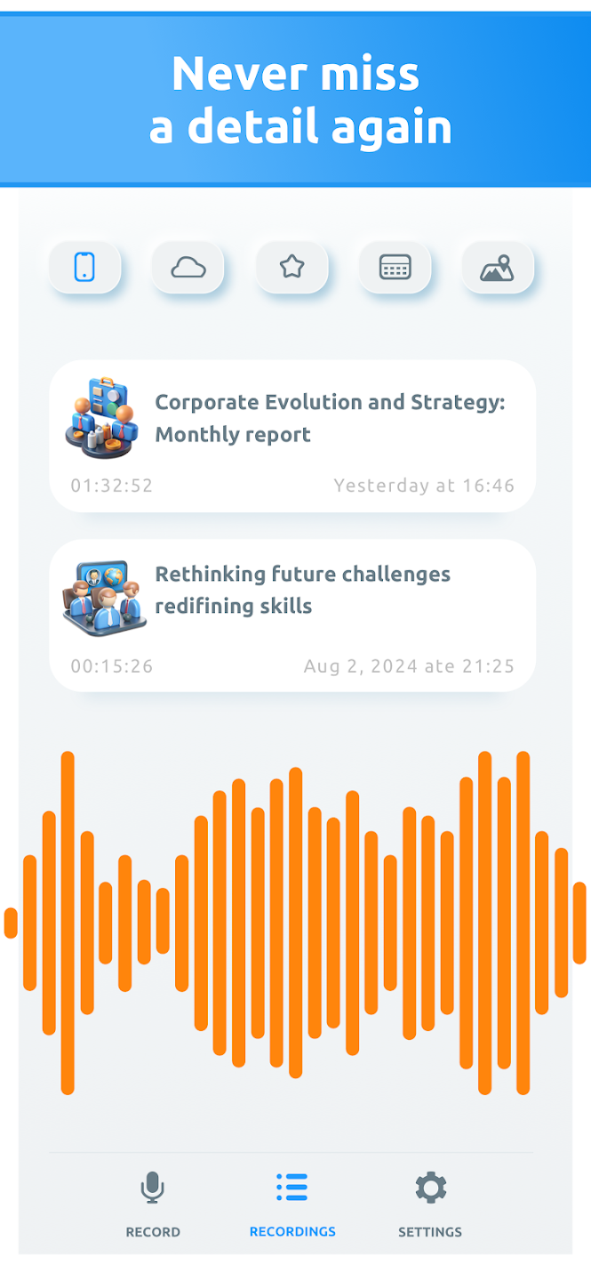 AI Speech to text: Transcribe