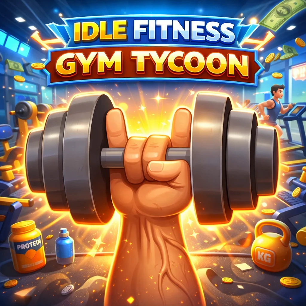 تحميل لعبة Idle Fitness Gym Tycoon مهكرة 2026 احدث اصدار للاندرويد APK