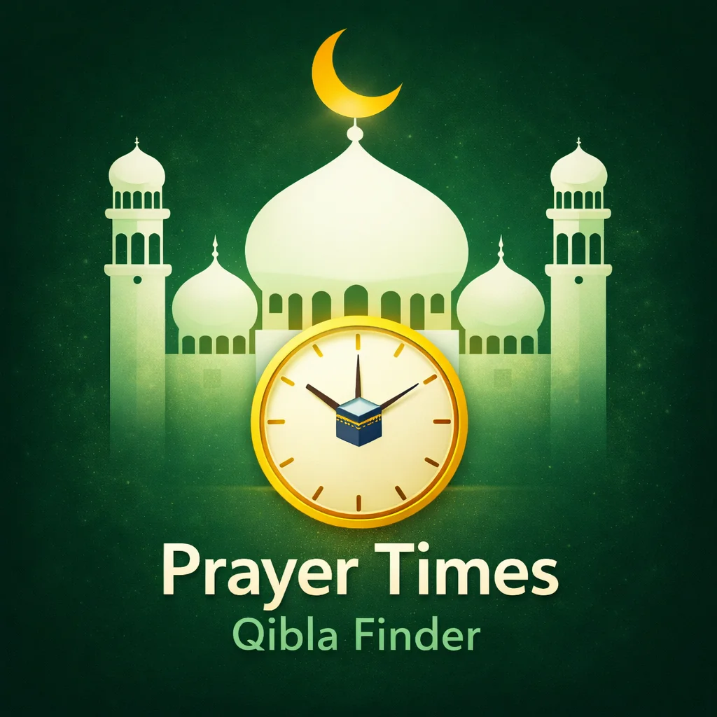 تنزيل تطبيق Prayer Times: Qibla Finder مهكر 2026 Apk احدث اصدار