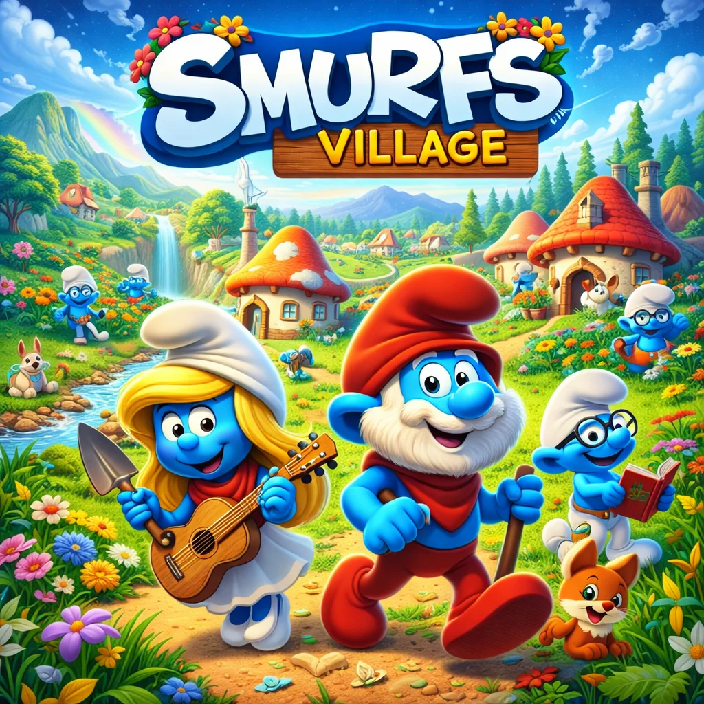 تحميل لعبة Smurfs Village مهكرة 2026 احدث اصدار للاندرويد APK