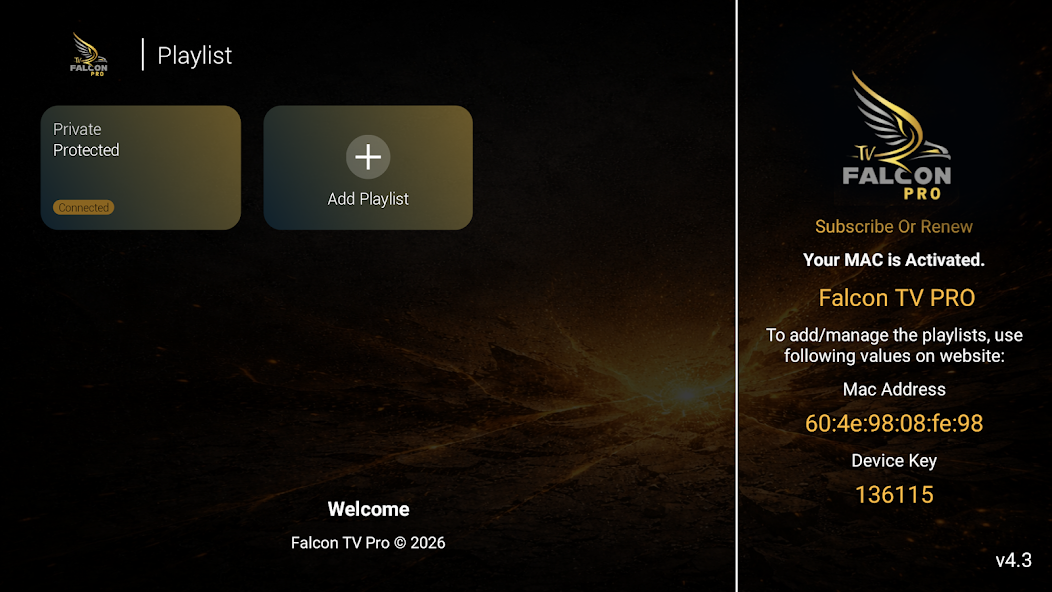 Falcon IPTV Pro