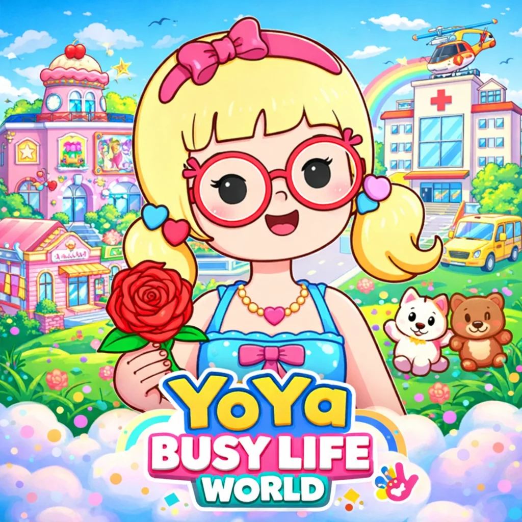 تحميل لعبة YoYa Busy Life World مهكرة 2026 احدث اصدار للاندرويد APK